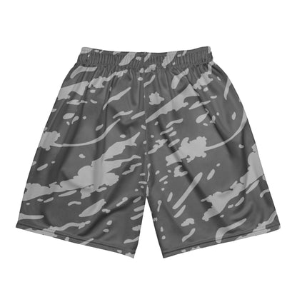 GREY KAD CAMO SHORTS