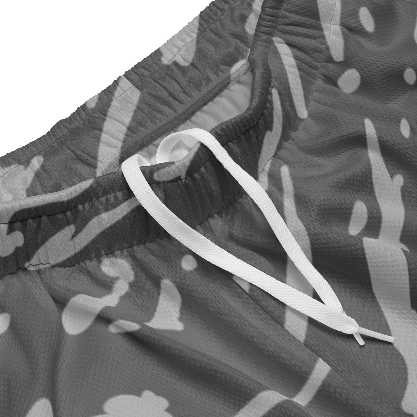 GREY KAD CAMO SHORTS