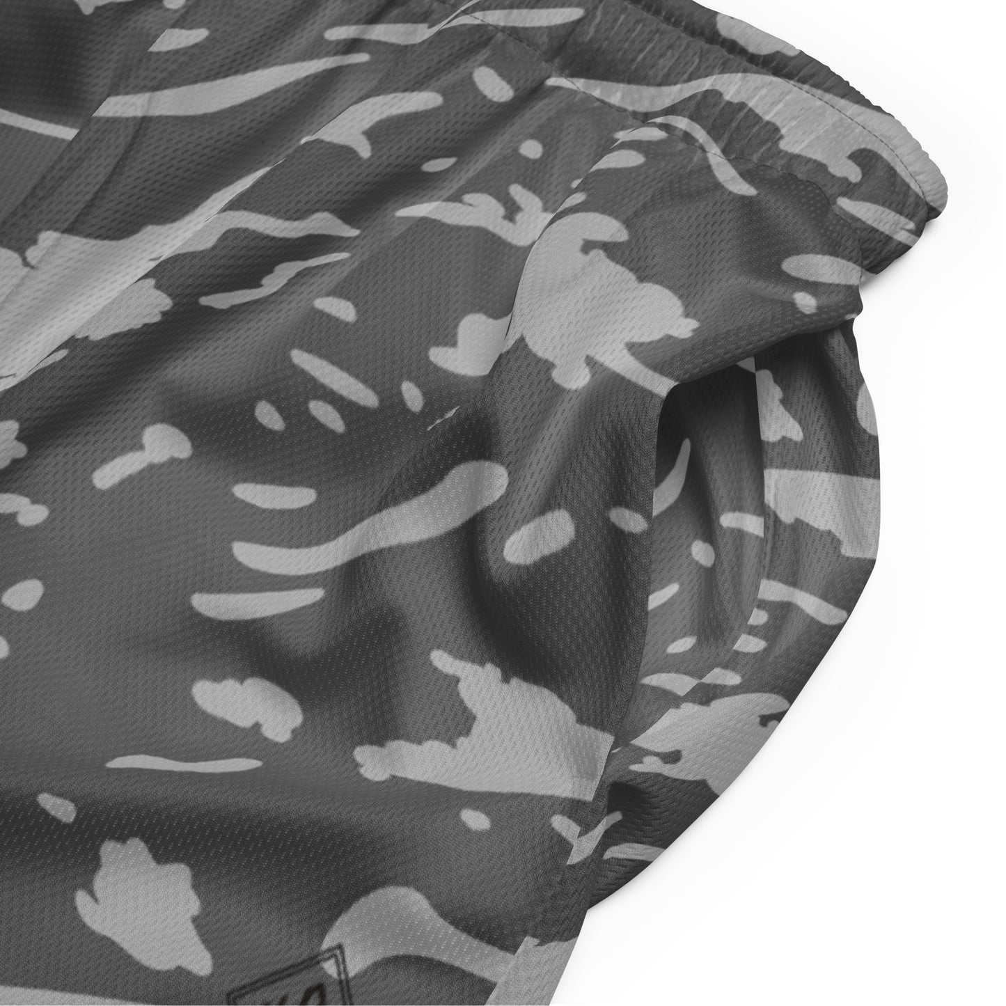 GREY KAD CAMO SHORTS